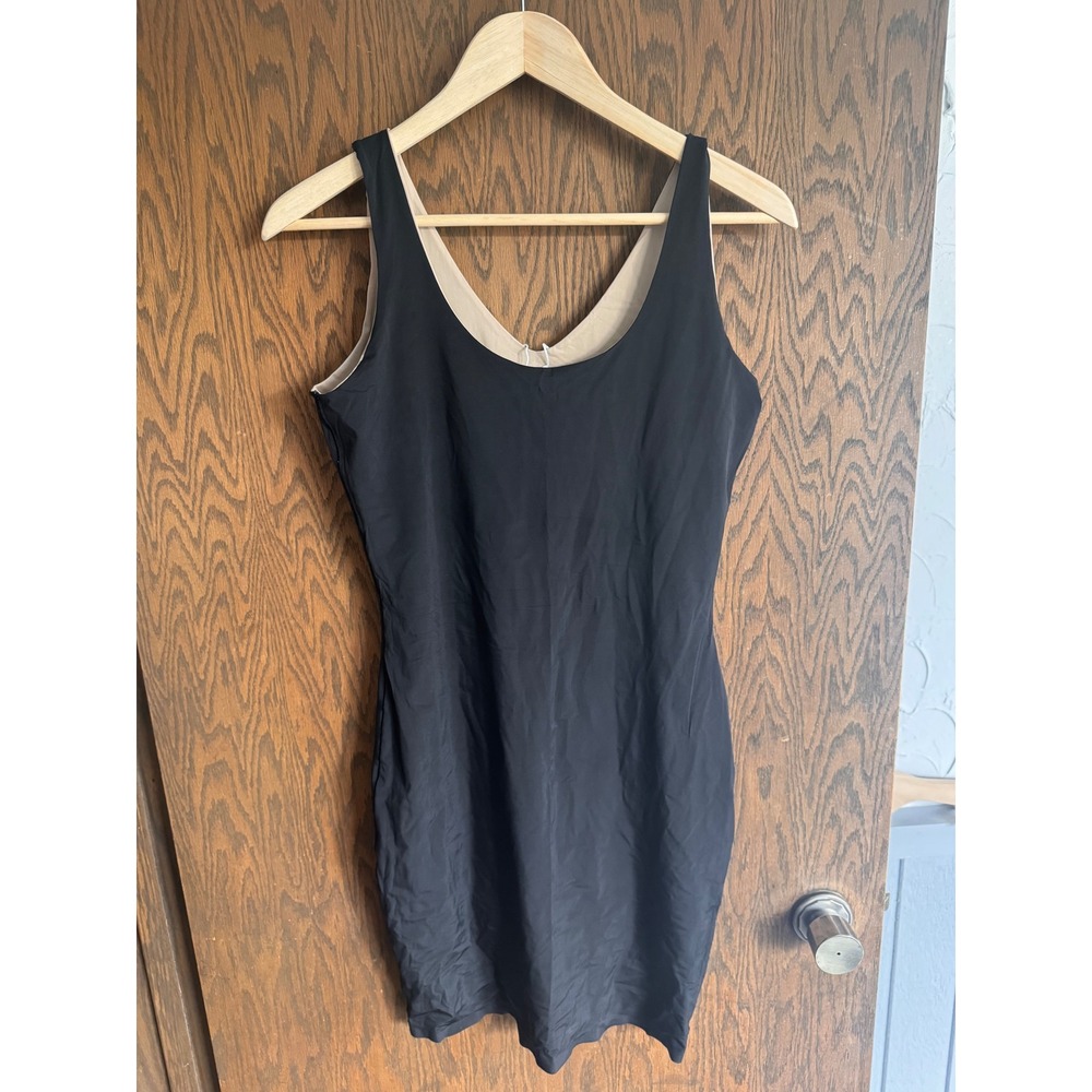 Assets by Spanx Red Hot Label Reversible Shaping Slip Black Nude 1X 10115R